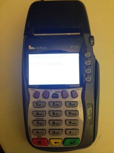 Verifone Vx570 Omni 5700 Credit Card Terminal -AS-IS FOR PARTS / Free Ship