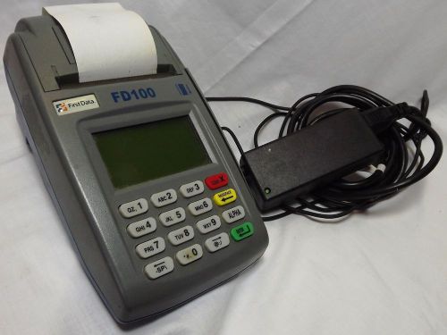 FD 100 FIRST DATA CREDIT CARD TERMINAL Network