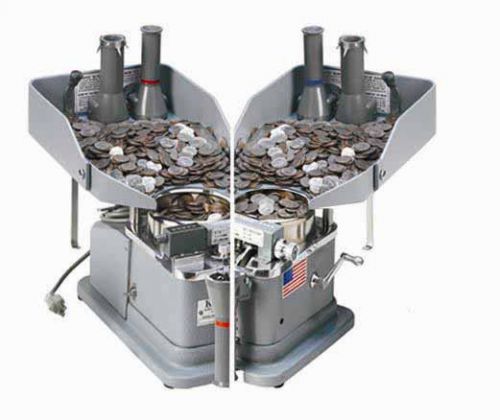New klopp kk combination electric &amp; manual coin counter, wrapper &amp; bagger for sale
