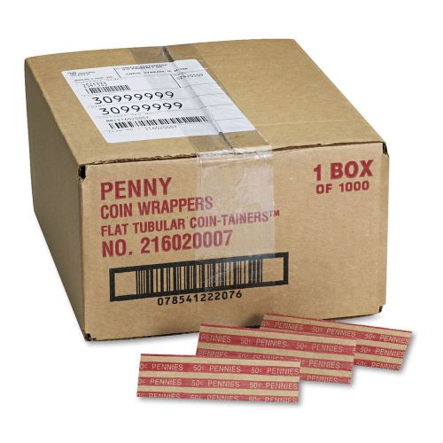 1000 (1 Thousand) Flat Paper Pennies Coin Wrappers