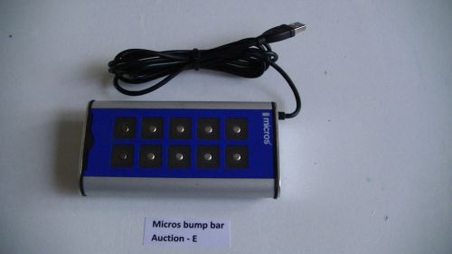 Micros 10 key KDS kitchen display Bump Bar Bumpbar MBB-10 (Auction #E)
