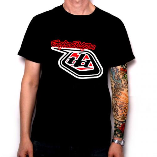 Troy lee design motorcycle motocross black mens t-shirt shirts tees size s-3xl for sale