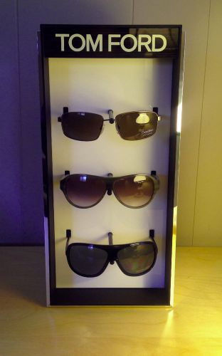 TOM FORD Sunglasses Display Case - Optical Retail Store - Mirror, Eyewear Stand