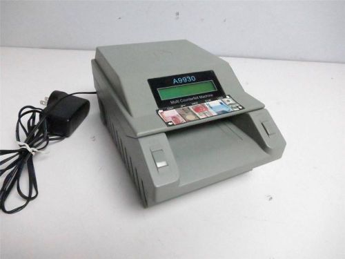 TUV 8 Multi Counterfeit Machine Currency Bill Scanner Counter A9930 (ot 10)