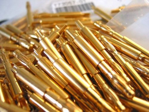 3.4lb Gold Plated Test Pins - Scrap Gold Recovery ~ High Yield ((1542.21grams))