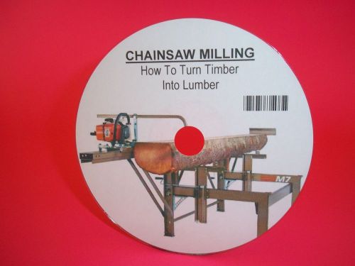Chainsaw milling manual - turning trees to timber - for sale