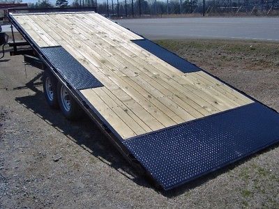 22 wood tilt deck equipment car hauler trailer new 14k for sale