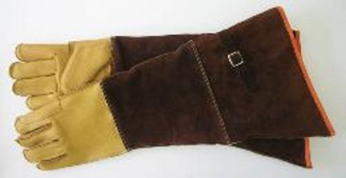 Vet supply j0791m jorgy animal gauntlets 23&#034; long gloves leather elk hide vet for sale