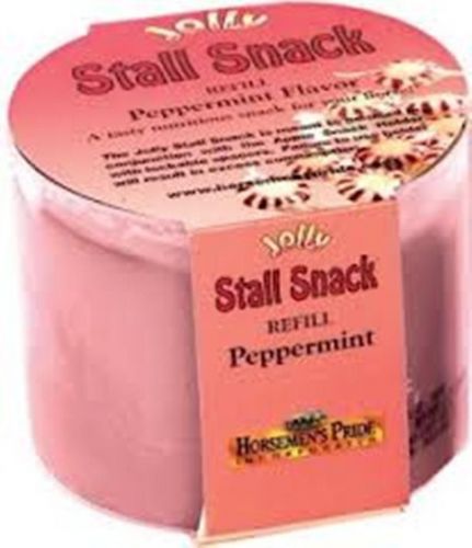 Jolly Stall Snack Holder Mint Flavor Refill Equine Helps Boredom Relieve Stress