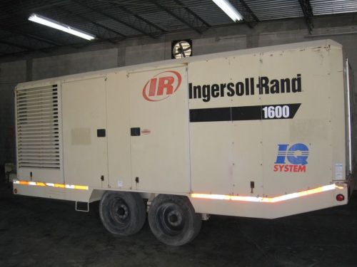 Ingersoll-rand iq hp1600-wcu trailer mounted 150 psi cummins turbo-diesel engine for sale