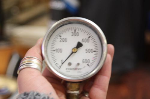 Ashcroft 0 - 600 psi Air pressure gauge