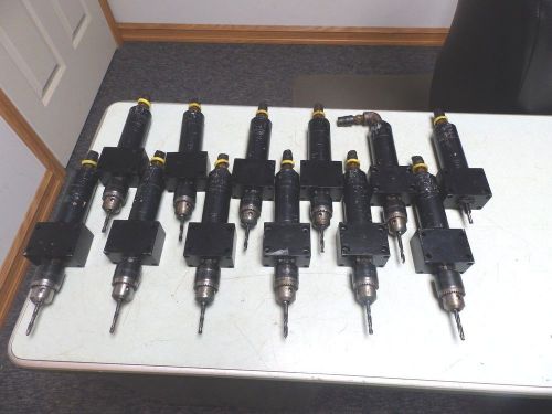 12 dotco pneumatic air drills 900rpm 90psi 1/32 to 3/8 mdl: 21m1042-40 free ship for sale