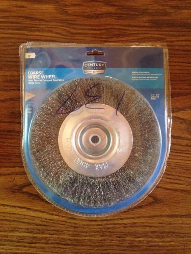 Century drill and tool 8-inch coarse wire wheel 76868 for sale