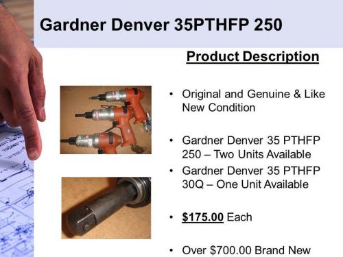 gardner Denver 35PTHP 250