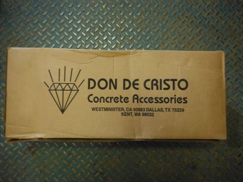 Don de cristo le x 8&#034; snap-tie concrete anchors 8-1/4&#034; x 8&#034; plastic cones for sale