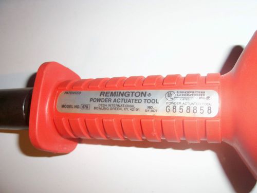 Remington Power Actuated Tool G858858 Model 476