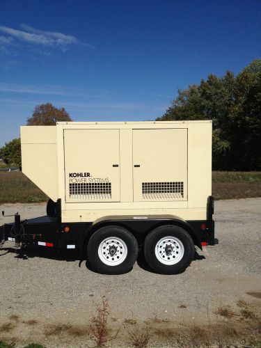 Kohler 50kw generator single &amp; three phase john deere diesel engine sound proof* for sale