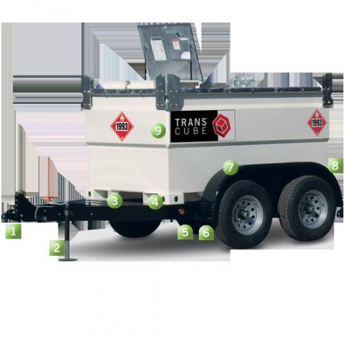 Portable Fuel Tank with Trailer