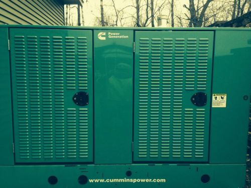 Cummins generator 35kw &amp; transfer switch low hours, excellent for sale