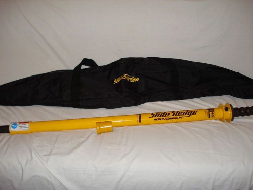 Slide sledge 29050 hammer,21 lb-46&#034; with 2&#034; pin driver and bag - two left! for sale