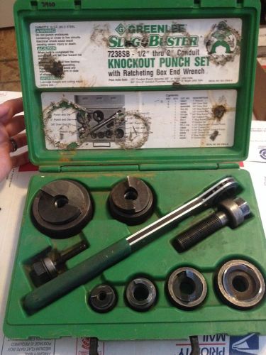 CMPLT Greenlee Slugbuster 7238SB 1/2&#034;-2&#034;  Knockout Set  #3900