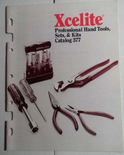 1976 xcelite professional hand tools, sets, &amp; kits catalog 377 - cooper for sale