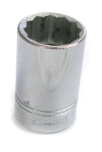 Williams st-1231 socket, shallow, 12pt, 1/2&#034; drive, 31/32&#034; nos usa for sale