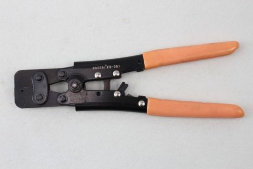 Non-insulated tabs and receptacles Crimping plier AWG30-17  0.3-1.0mm? FS-3B1