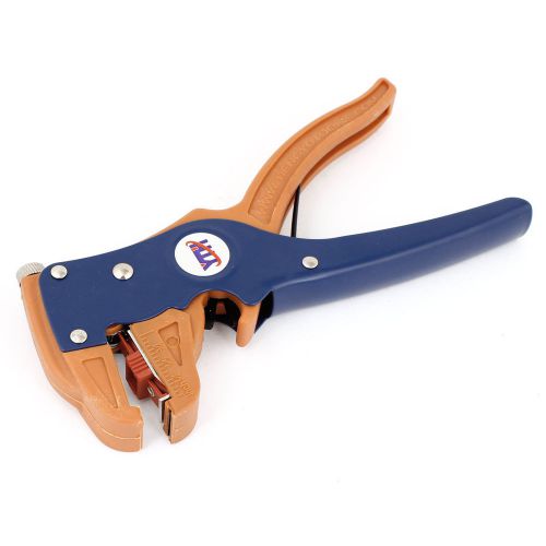 Orange Navy Blue Wire Stripper Cutter Pliers Handy Tool
