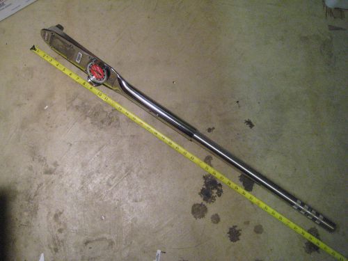 Snap on tools torqometer  600 ft. lb., 3/4&#034; drive w/ 36” extension handle te602a for sale