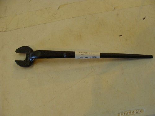 Gray canada 906 open end 15/16 inch off-set spud wrench used as is for sale