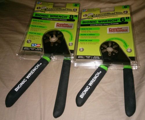 2 Bionic Wrench 6 &amp; 8 Inch pair. New in package