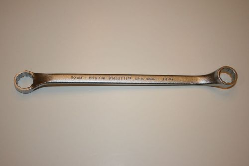 VINTAGE 8107M PROTO DOUBLE BOX OFFSET WRENCH 19MM X 18MM