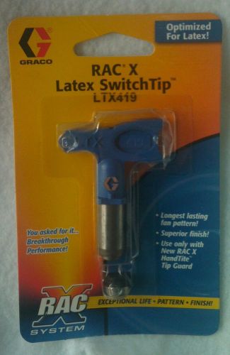 GRACO RAC X SwitchTip LTX419 Airless spray tip new genuine reversible