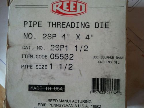 Pipe Threading Die 1-1/2&#034; Reed 2SP1 1/2