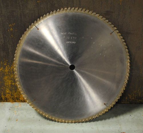 Large circular saw blade 20&#034; 100 teeth 1&#034; arbor carbide woodworking #3 for sale
