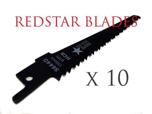 10x Red Star Reciprocating Saw Blades SDS S644D
