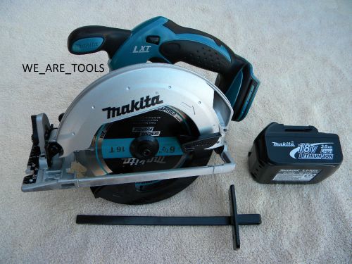 New makita 18v bss611 cordless circular saw w/ blade, bl1830 battery 18 volt lxt for sale