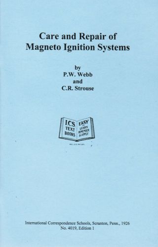 Care &amp; repair magneto ignition systems book manual hit miss buzz coil gas engine for sale