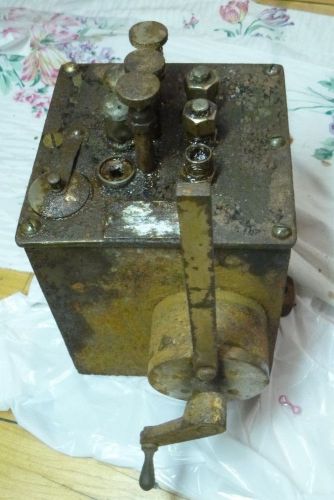 Antique 3 Force Feed Lubricator Hit Miss Engine Tractor Steam