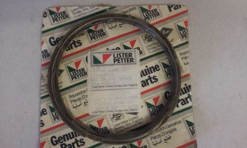New Lister CS Piston Ring Set 8/1 etc 0.030&#034; oversize for Chrome Bores 574-10980