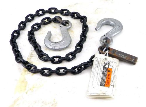 Liftall 9/32&#034; x 5&#039; 1 leg 3500 lbs cap grade 80 sss alloy steel chain sling 1i for sale