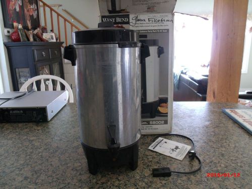 West Bend 58002 12-42 Cup Automatic Party Office Church Perk Coffee Maker Urn