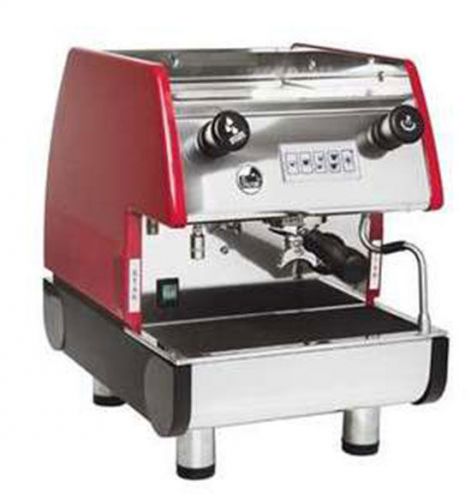 La pavoni commercial espresso machine maker pub 1v-r red, 1 group, volumetric for sale