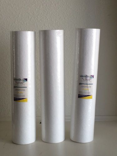 3- big blue sediment water filters 4.5 x 20 &#034;  1 micron for big blue 20&#034; housing for sale