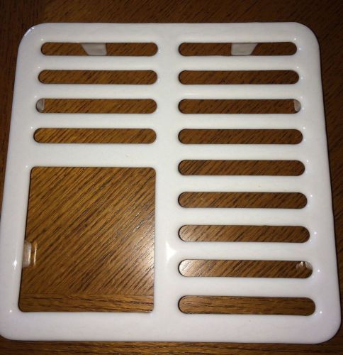 New commercial - 9 1/4&#034; porcelain 3/4 floor sink top grate strainer drain cover for sale