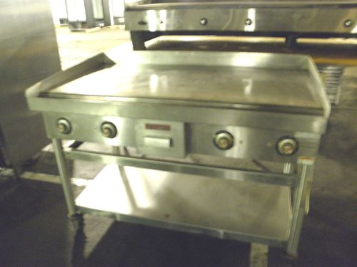 Vulcan heg48d 48&#034; thermostatic control electric griddle w/ stand 1 or 3 phase for sale