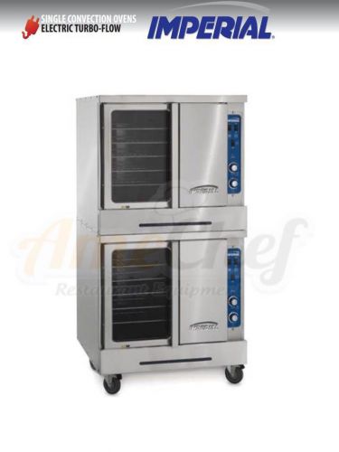 New commercial electric convection oven, full size, double deck, imperial icve-2 for sale