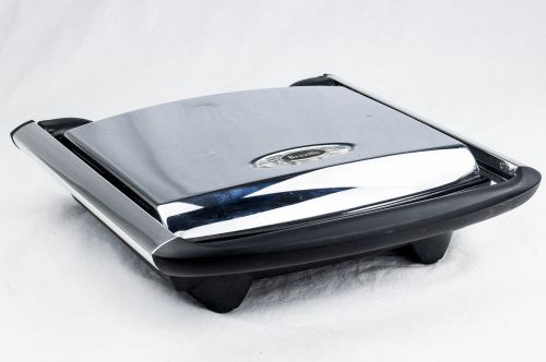 Breville SG820XL Sandwich Panini Press &amp; Egg Cooker Griddle Grill Chrome Black