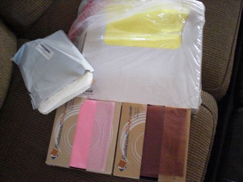 Yellow 12x12 dry Pink Brown 6 x 10 wax wrap sheet paper food decoration Glassine